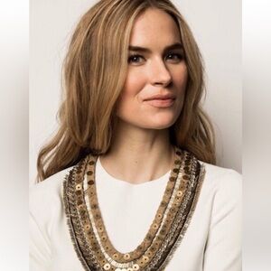 Mignonne Gavigan Layne Necklace Original NWT in Nude